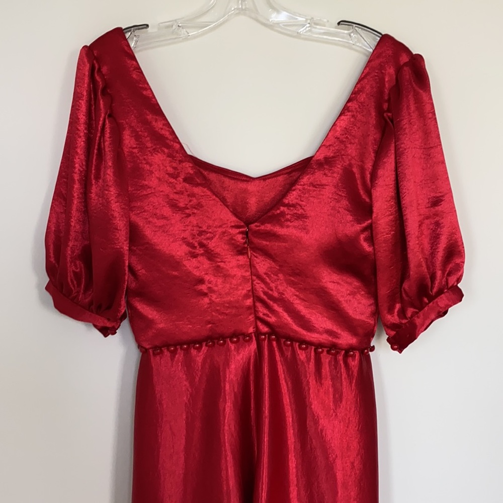 Cherry Red long dress - Picture 6 of 8